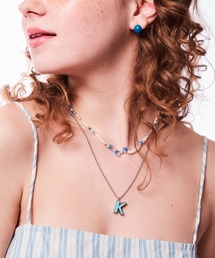 VINTAGE HOLLYWOOD（ビンテージハリウッド）の「●COLORFUL INITIAL NECKLACE（ネックレス）」