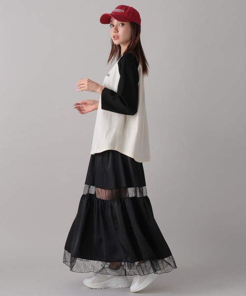 FOREVER 21（フォーエバー トゥエンティーワン）の「【2024FW】レースドッキングスカート（スカート・レディース・ベージュ/ブラック・FREE）」の10枚目の写真