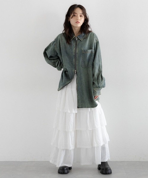RAGEBLUE（レイジブルー）の「【UNISEX】 overdyed denim loose