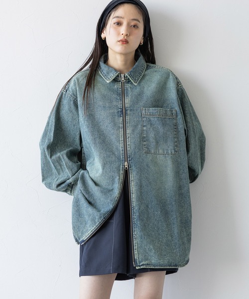 トゥデイフル ルーズデニムシャツ TODAYFUL（トゥデイフル）の「ルーズデニムシャツ（シャツ/ブラウス