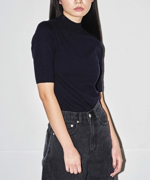 トゥデイフル TODAYFUL Halfsleeve Highgauge Knit 半袖ニット 12420512 グレー サイズ：FREE TODAYFUL（トゥデイフル）の「TODAYFUL Halfsleeve Highgauge