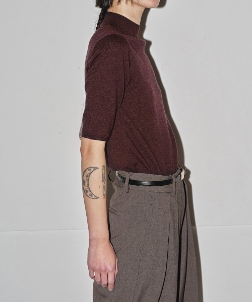 トゥデイフル TODAYFUL Halfsleeve Highgauge Knit 半袖ニット 12420512 グレー サイズ：FREE TODAYFUL（トゥデイフル）の「TODAYFUL Halfsleeve Highgauge