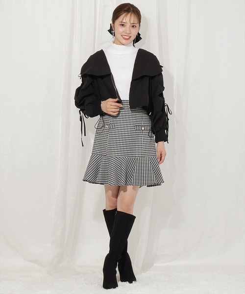 WILLSELECTION(ウィルセレクション)の「ハートカラーギャザーブルゾン(ブルゾン・レディース・ピンク/ブラック/カーキ/ベージュ・FREE)」の20枚目の写真
