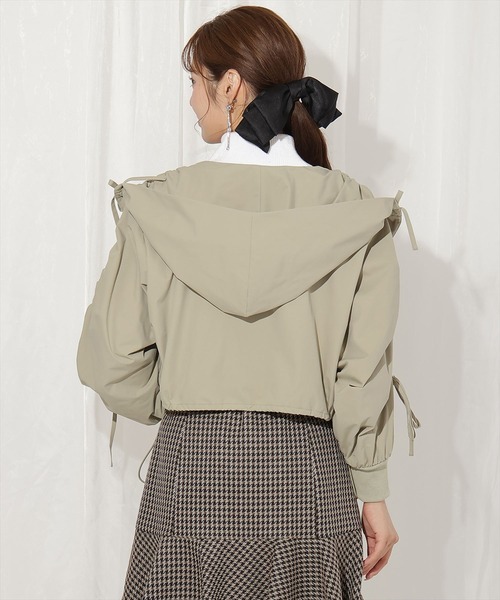 WILLSELECTION(ウィルセレクション)の「ハートカラーギャザーブルゾン(ブルゾン・レディース・ピンク/ブラック/カーキ/ベージュ・FREE)」の17枚目の写真