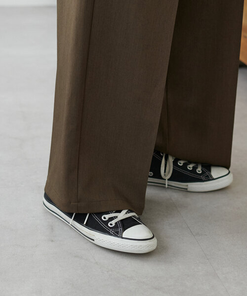 DISCOAT（ディスコート）の「【平成エモ】2タックダブルウエストワイドパンツ（その他パンツ・レディース・ブラウン/グレー/ブラック・MEDIUM/LARGE/SMALL）」の12枚目の写真