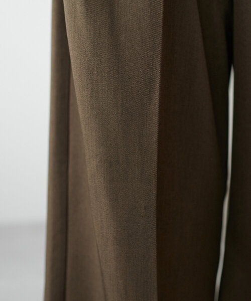 DISCOAT（ディスコート）の「【平成エモ】2タックダブルウエストワイドパンツ（その他パンツ・レディース・ブラウン/グレー/ブラック・MEDIUM/LARGE/SMALL）」の15枚目の写真