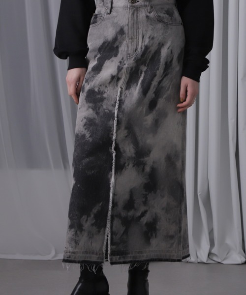 ROSE BUD（ローズバッド）の「ブリーチデニムスカート（スカート