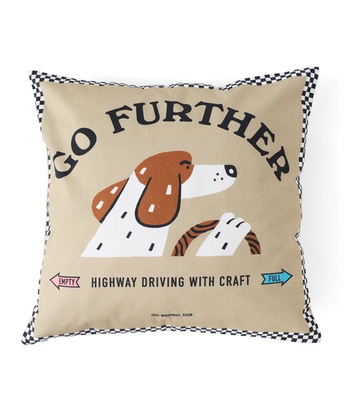 HIGHWAY（南国灰道倶楽部）/ クッションカバー（クッション/クッションカバー）｜TOKYO CULTUART by BEAMS（トウキョウカルチャートバイビームス） 5,022円