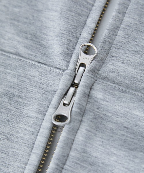 VIS(ビス)の「【洗える】ポンチショートパーカー(パーカー・レディース・ホワイト系その他5/ライトグレー・FREE)」の15枚目の写真