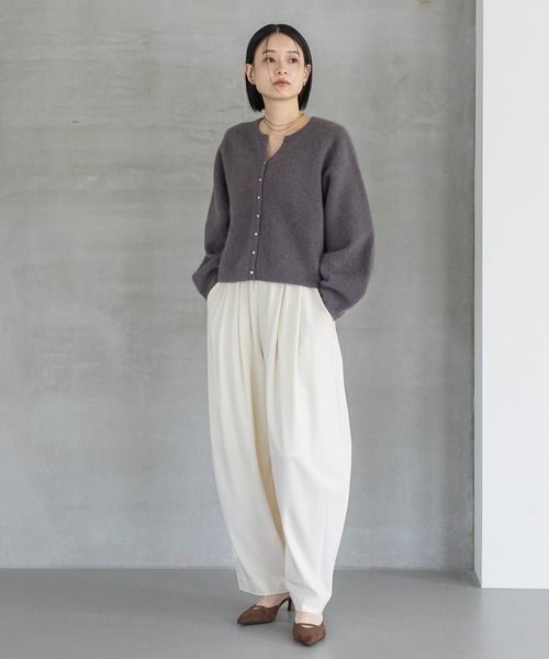 スラックスコクーンボリュームパンツ M apart by lowrys 完売品 スラックスコクーンボリュームパンツ（スラックス）｜A part by