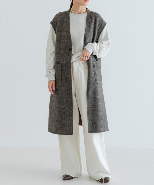 【セール】ジーロンラムウールリバーシブルジレ（ベスト）｜URBAN RESEARCH（アーバンリサーチ）