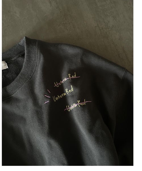 INTER FACTORY（インターファクトリー）の「YUKI - 刺繍カットアウトスウェット made in INTER FACTORY（スウェット・レディース・チャコールグレー/ライトグレー・FREE）」の17枚目の写真