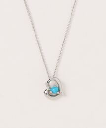 con affetto(original)（コン アフェット）の「シルバー925誕生石ハートネックレス（ネックレス）」