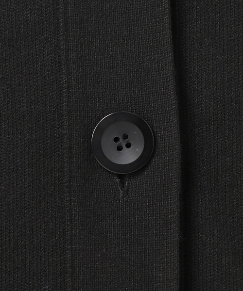 Noble（ノーブル）の「スムース編みオーバーカーデ（カーディガン/ボレロ・レディース・モカ/サックスブルー/ブラック・FREE）」の9枚目の写真