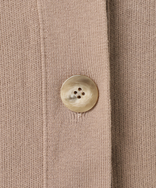 Noble（ノーブル）の「スムース編みオーバーカーデ（カーディガン/ボレロ・レディース・モカ/サックスブルー/ブラック・FREE）」の12枚目の写真