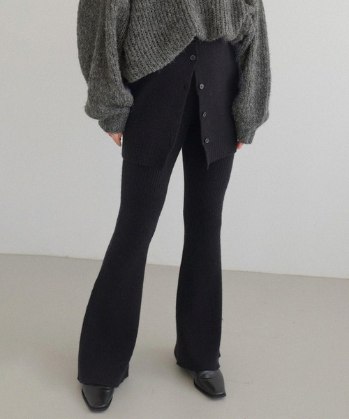 LIAN(リアン)の「2WAYニットベアビスチェ(その他トップス・レディース・ブラック/アイボリー/グレー・FREE)」の4枚目の写真