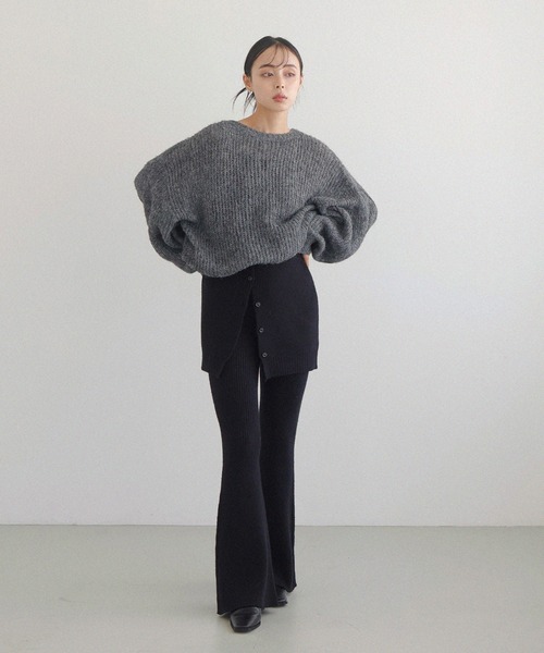 LIAN(リアン)の「2WAYニットベアビスチェ(その他トップス・レディース・ブラック/アイボリー/グレー・FREE)」の8枚目の写真