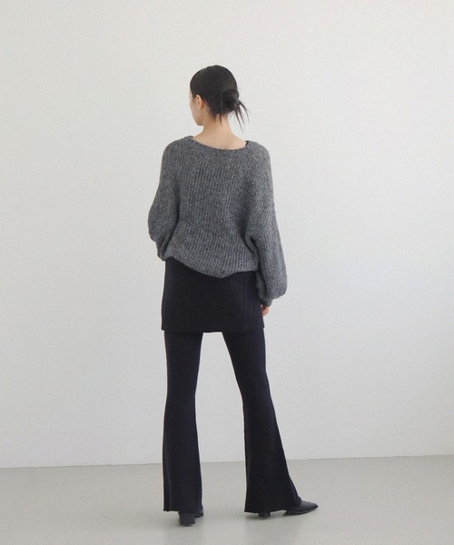 LIAN(リアン)の「2WAYニットベアビスチェ(その他トップス・レディース・ブラック/アイボリー/グレー・FREE)」の10枚目の写真