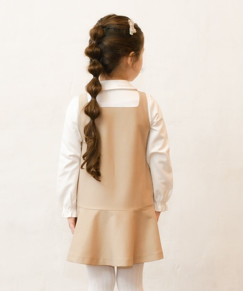 【セール】リボン付き重ね着風ワンピース(100～140)（ワンピース）｜KP（ケーピー）