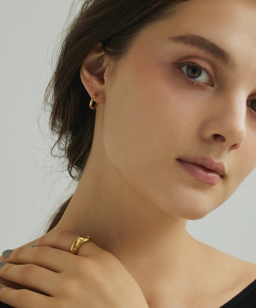 CENE(セネ)の「【CENE】セネ/セグメントストーンリング(リング・レディース・シルバー/ゴールド・#9/#11/#13)」の16枚目の写真