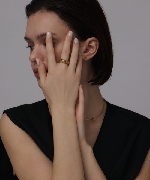 CENE(セネ)の「【CENE】セネ/セグメントストーンリング(リング・レディース・シルバー/ゴールド・#9/#11/#13)」の14枚目の写真