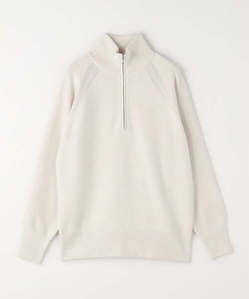 green label relaxing(グリーンレーベルリラクシング)の「Morley スムース ハーフジップ ニット(ニット/セーター・メンズ・ネイビー/オフホワイト/ブラック・S/M/L)」の19枚目の写真