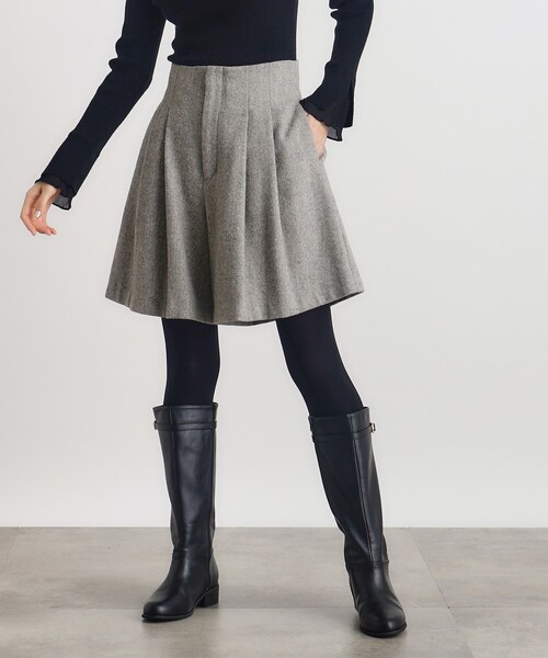 grove（グローブ）の「◆【雑誌掲載】ヘリンボンツイードショートパンツ（その他パンツ・レディース・ブラック/グレー系3/ブラック系3・02/03/01）」の8枚目の写真