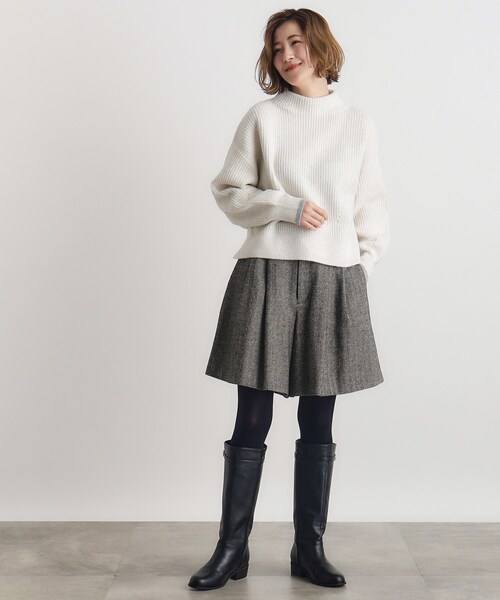 grove（グローブ）の「◆【雑誌掲載】ヘリンボンツイードショートパンツ（その他パンツ・レディース・ブラック/グレー系3/ブラック系3・02/03/01）」の13枚目の写真