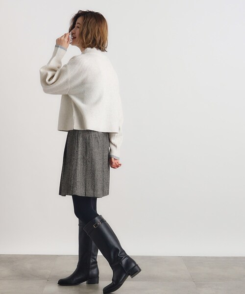 grove（グローブ）の「◆【雑誌掲載】ヘリンボンツイードショートパンツ（その他パンツ・レディース・ブラック/グレー系3/ブラック系3・02/03/01）」の14枚目の写真