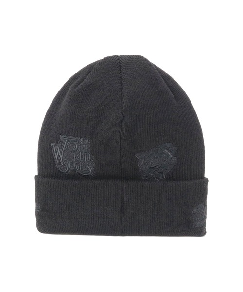 NEW ERA(ニューエラ)の「ニューエラ カフニット帽 MLB ONSPOTZ別注(ニットキャップ/ビーニー・メンズ・ブラック/ブラック系/グレー/ホワイト・FREE)」の6枚目の写真