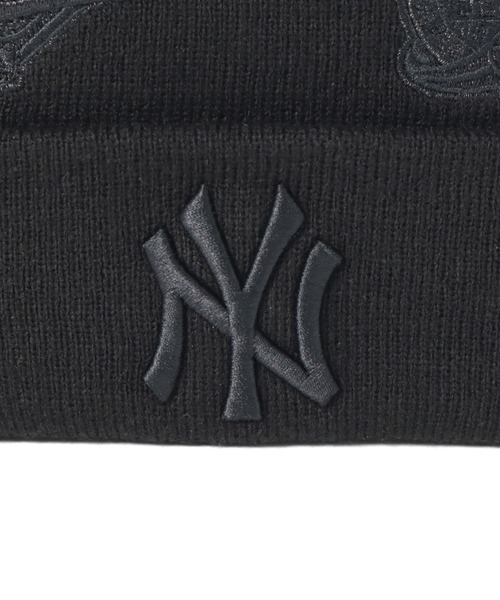 NEW ERA(ニューエラ)の「ニューエラ カフニット帽 MLB ONSPOTZ別注(ニットキャップ/ビーニー・メンズ・ブラック/ブラック系/グレー/ホワイト・FREE)」の7枚目の写真