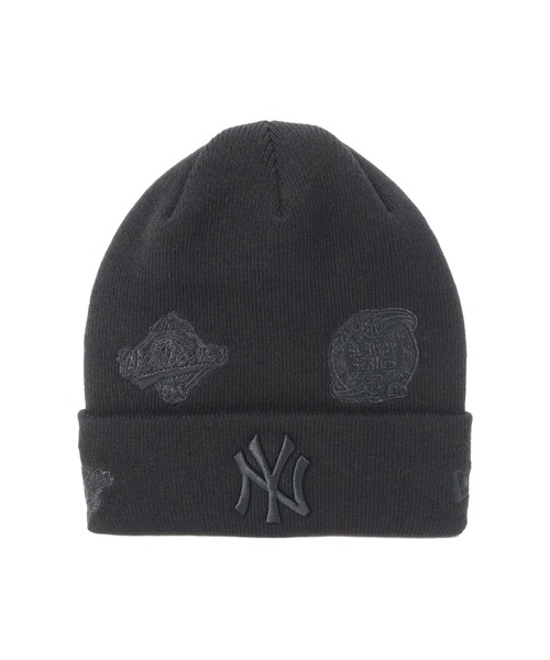 NEW ERA(ニューエラ)の「ニューエラ カフニット帽 MLB ONSPOTZ別注(ニットキャップ/ビーニー・メンズ・ブラック/ブラック系/グレー/ホワイト・FREE)」の5枚目の写真