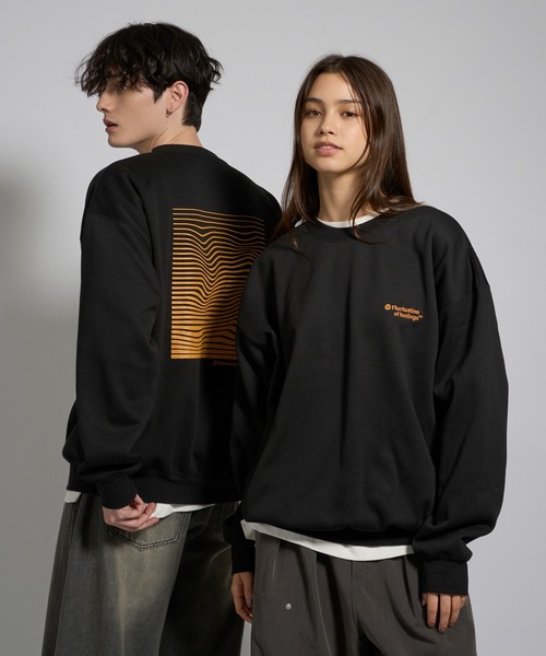 kutir（クティール）の「ASSORTMENT GRAPHIC CREW NECK SWEAT/アソートグラフィッククルーネックスウェット（スウェット・メンズ・ネイビー/グレー/ブラック系/ブラック/杢グレー・LARGE/MEDIUM）」の3枚目の写真