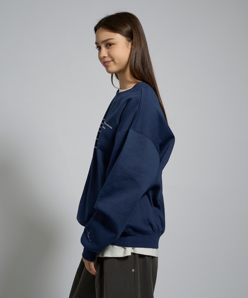 kutir（クティール）の「ASSORTMENT GRAPHIC CREW NECK SWEAT/アソートグラフィッククルーネックスウェット（スウェット・メンズ・ネイビー/グレー/ブラック系/ブラック/杢グレー・LARGE/MEDIUM）」の10枚目の写真