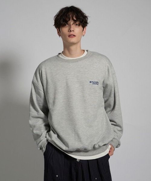 kutir（クティール）の「ASSORTMENT GRAPHIC CREW NECK SWEAT/アソートグラフィッククルーネックスウェット（スウェット・メンズ・ネイビー/グレー/ブラック系/ブラック/杢グレー・LARGE/MEDIUM）」の19枚目の写真