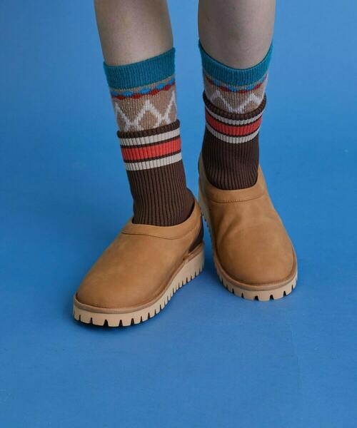 FRAPBOIS（フラボア）の「ノルディソックス（ソックス/靴下・レディース・ベージュ/オフホワイト/ブラック・FREE）」の14枚目の写真