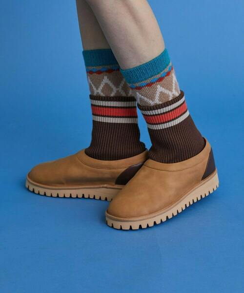 FRAPBOIS（フラボア）の「ノルディソックス（ソックス/靴下・レディース・ベージュ/オフホワイト/ブラック・FREE）」の15枚目の写真