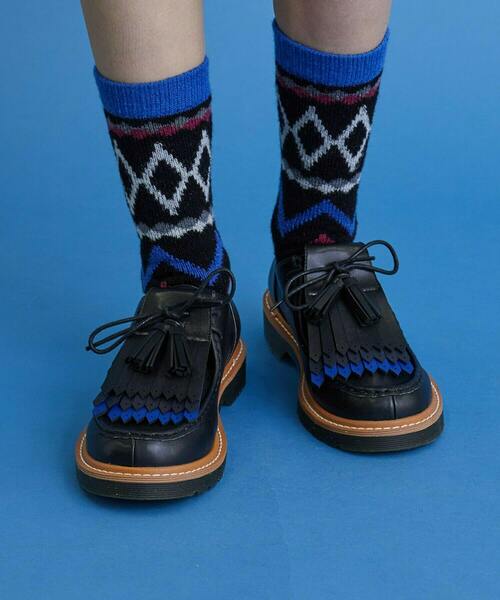 FRAPBOIS（フラボア）の「ノルディソックス（ソックス/靴下・レディース・ベージュ/オフホワイト/ブラック・FREE）」の17枚目の写真