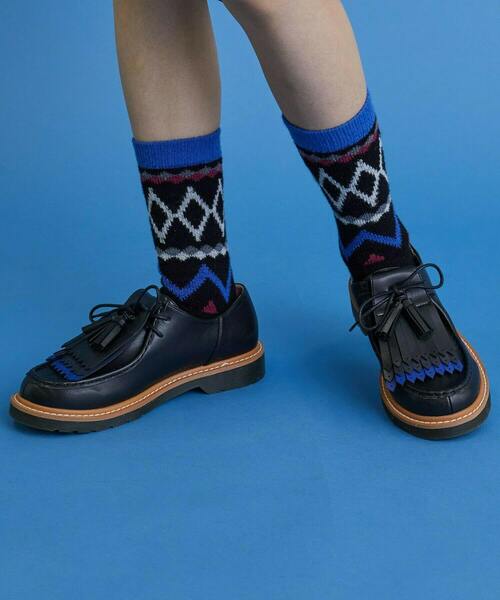 FRAPBOIS（フラボア）の「ノルディソックス（ソックス/靴下・レディース・ベージュ/オフホワイト/ブラック・FREE）」の18枚目の写真