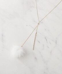 SHOO・LA・RUE | ミンクファーモチーフネックレス(ネックレス)