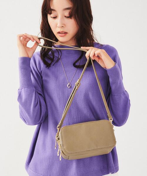 UNTITLED（アンタイトル）の「◆【カードポケット付】マルチショルダー（ショルダーバッグ・レディース・ブラック/ベージュ/アイボリー・99）」の21枚目の写真