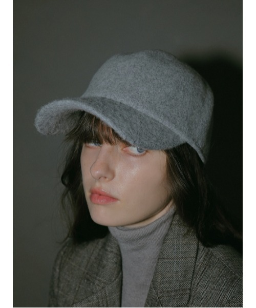 AMAIL（アマイル）の「WOOL キャップ（キャップ・レディース・グレー/ブラック/ベージュ・FREE）」の3枚目の写真
