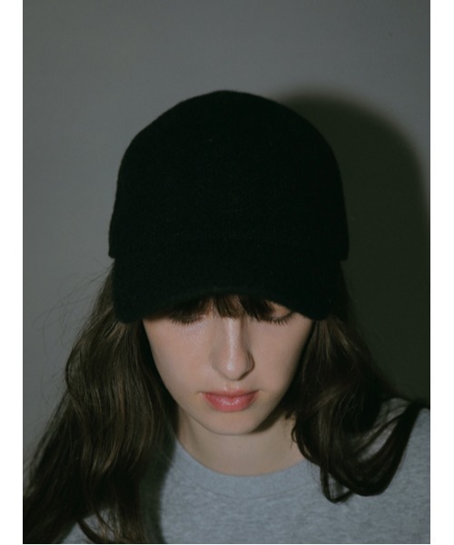 AMAIL（アマイル）の「WOOL キャップ（キャップ・レディース・グレー/ブラック/ベージュ・FREE）」の4枚目の写真