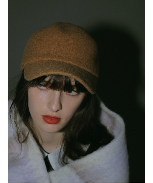 AMAIL（アマイル）の「WOOL キャップ（キャップ・レディース・グレー/ブラック/ベージュ・FREE）」の6枚目の写真