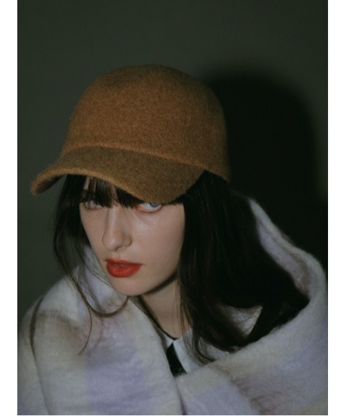 AMAIL（アマイル）の「WOOL キャップ（キャップ・レディース・グレー/ブラック/ベージュ・FREE）」の7枚目の写真