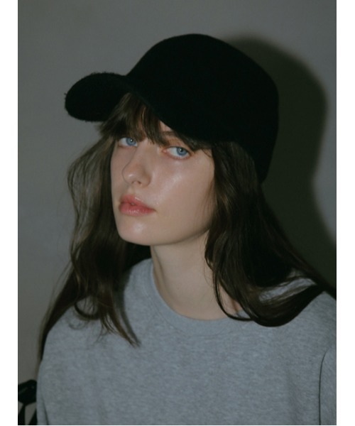 AMAIL（アマイル）の「WOOL キャップ（キャップ・レディース・グレー/ブラック/ベージュ・FREE）」の11枚目の写真