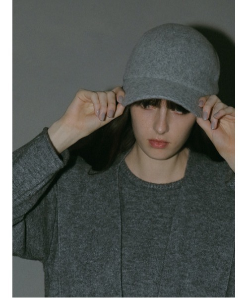 AMAIL（アマイル）の「WOOL キャップ（キャップ・レディース・グレー/ブラック/ベージュ・FREE）」の16枚目の写真