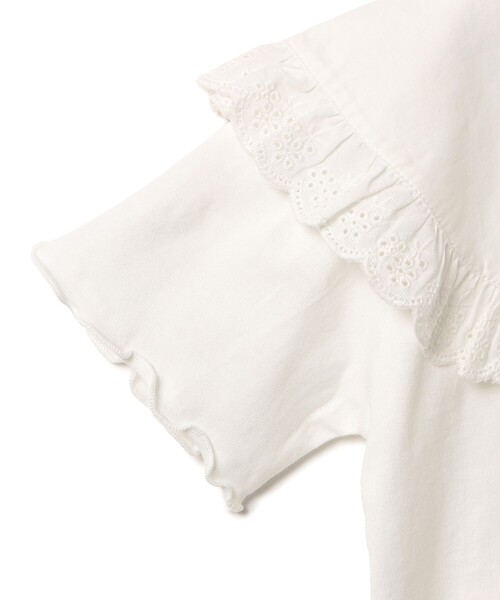 B:MING by BEAMS（ビーミングバイビームス）の「布帛襟 ショートスリーブ プルオーバー 2025SS（100～140cm）（Tシャツ/カットソー・キッズ・オフホワイト/パープル系その他4・140/130/120/110/100）」の9枚目の写真