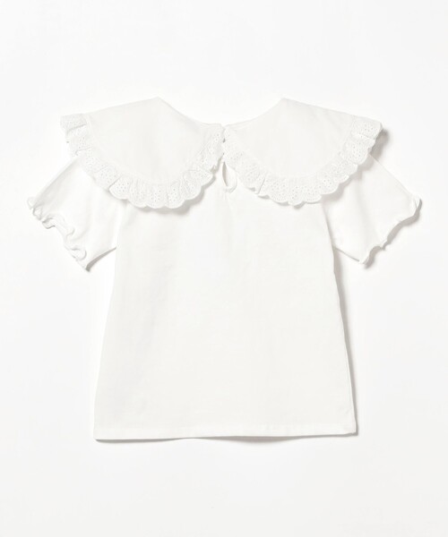 B:MING by BEAMS（ビーミングバイビームス）の「布帛襟 ショートスリーブ プルオーバー 2025SS（100～140cm）（Tシャツ/カットソー・キッズ・オフホワイト/パープル系その他4・140/130/120/110/100）」の15枚目の写真