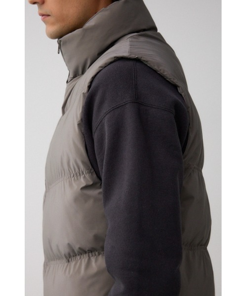 AZUL by moussy（アズールバイマウジー）の「中綿シャイニーベスト（ダウンベスト・メンズ・ブラック/カーキ・MEDIUM/LARGE）」の14枚目の写真